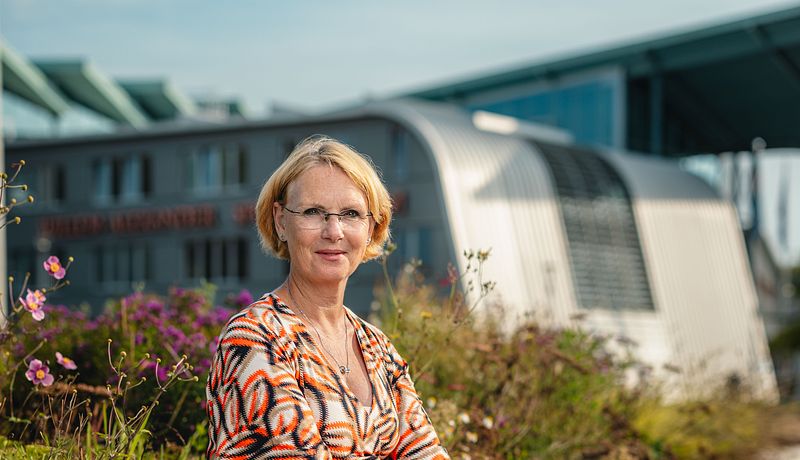 Annemarie Hannink op campus - september 2024