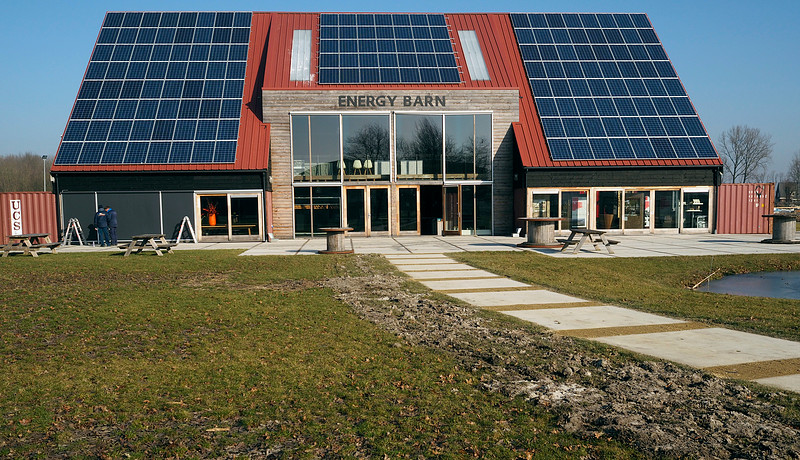 Gebouw van Energy Barn