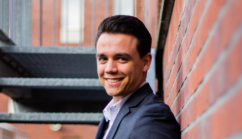 Honours student Brian Geertsema