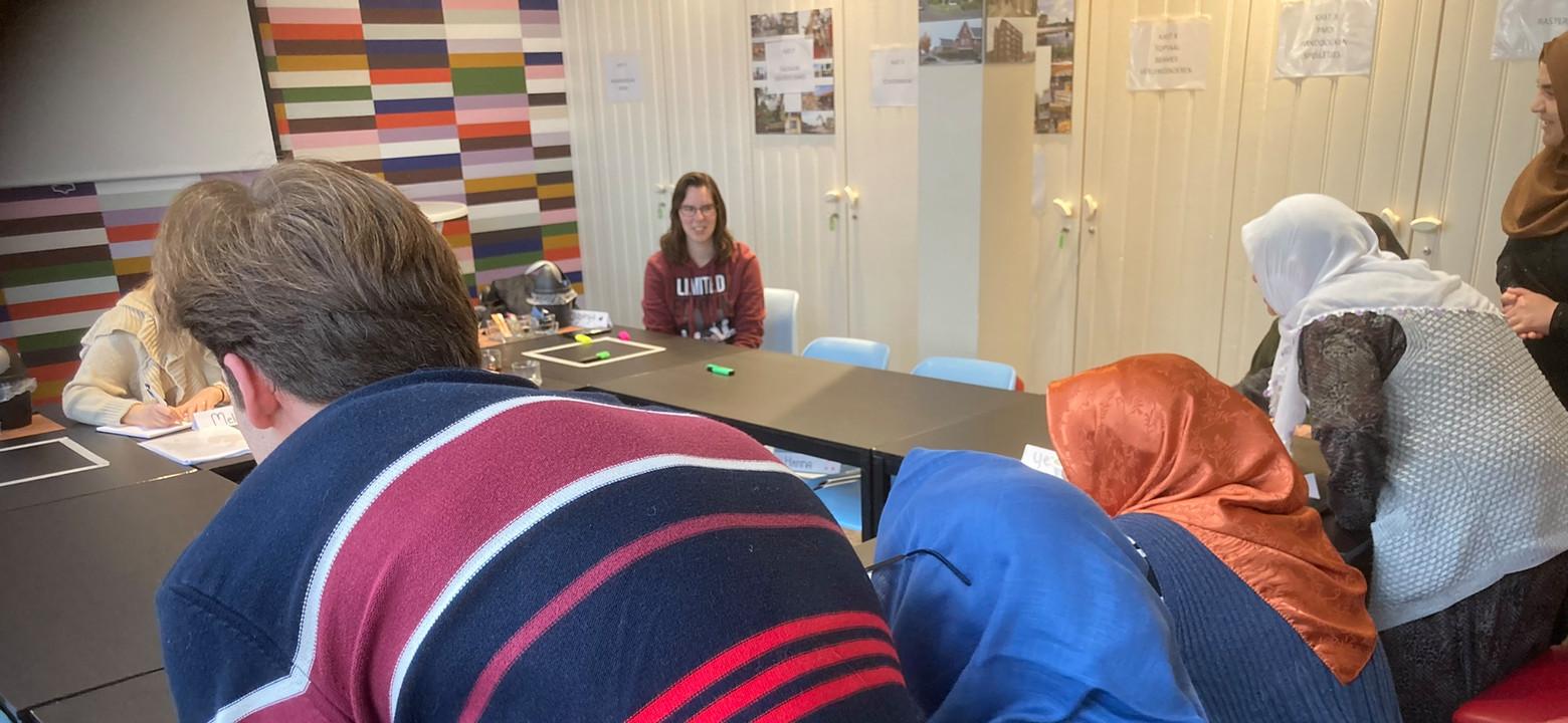 Buurtbewoners sjoelen participatief actieonderzoek Saxion