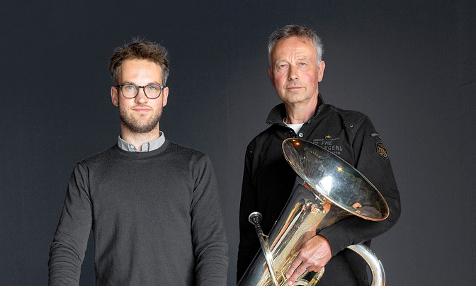 Tubaisten Ane Travaille en Matthijs Leffers
