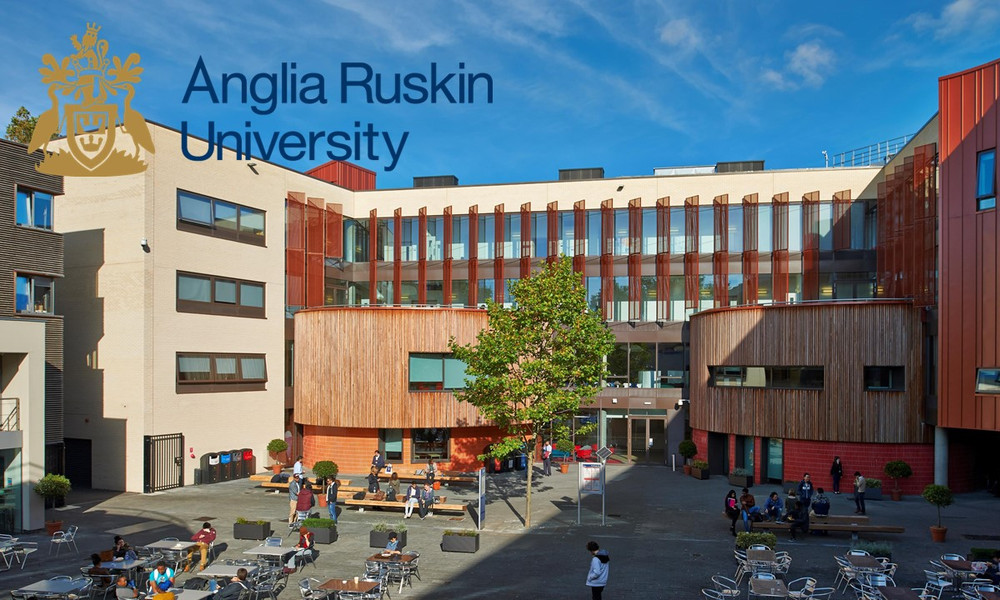 Anglia Ruskin University building in Cambridge, United Kingdom