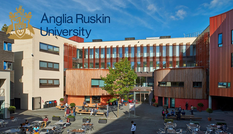 Anglia Ruskin University building in Cambridge, United Kingdom