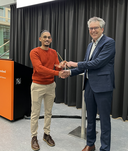 Chris Attai docent van het jaar