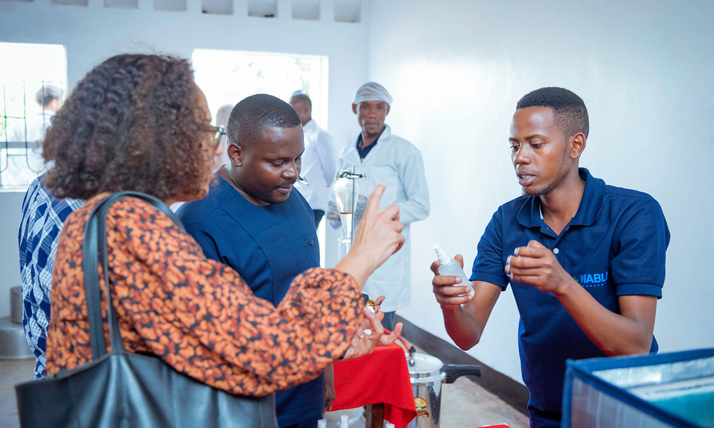 Student sells selfmade products