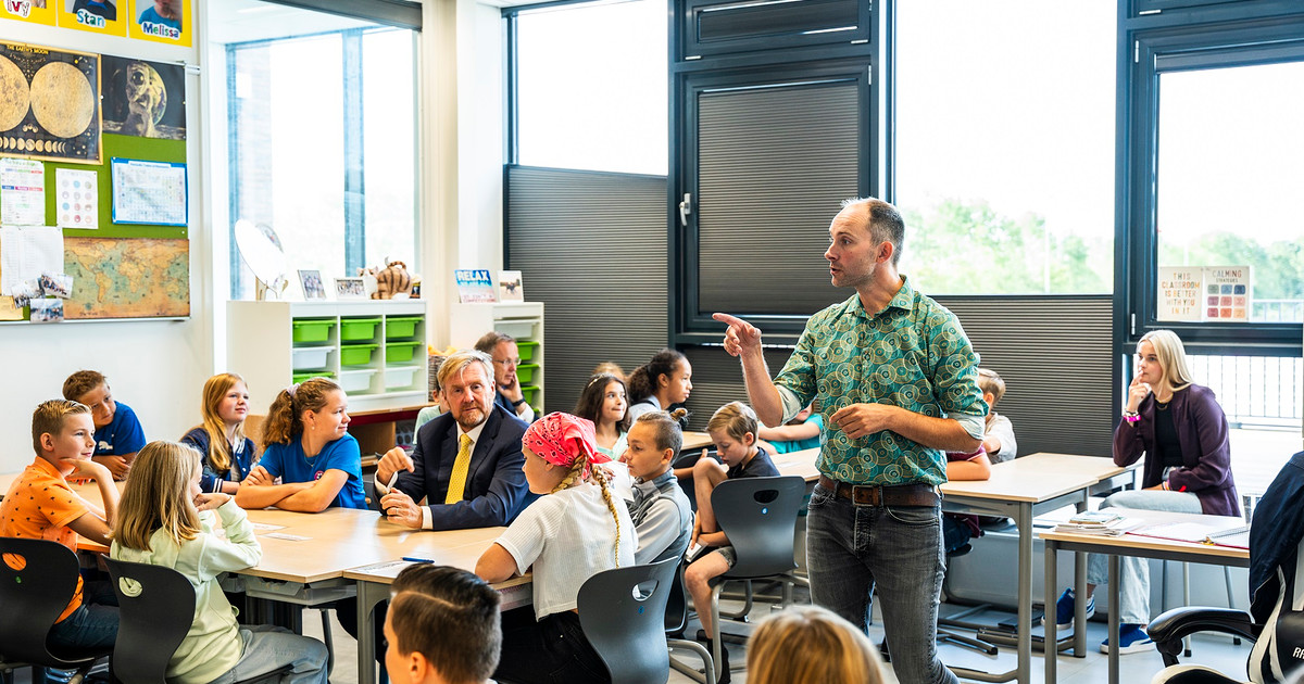 Geert Rouwenhorst 'De kinderen moesten springen tijdens mijn gastles en de koning sprong ...
