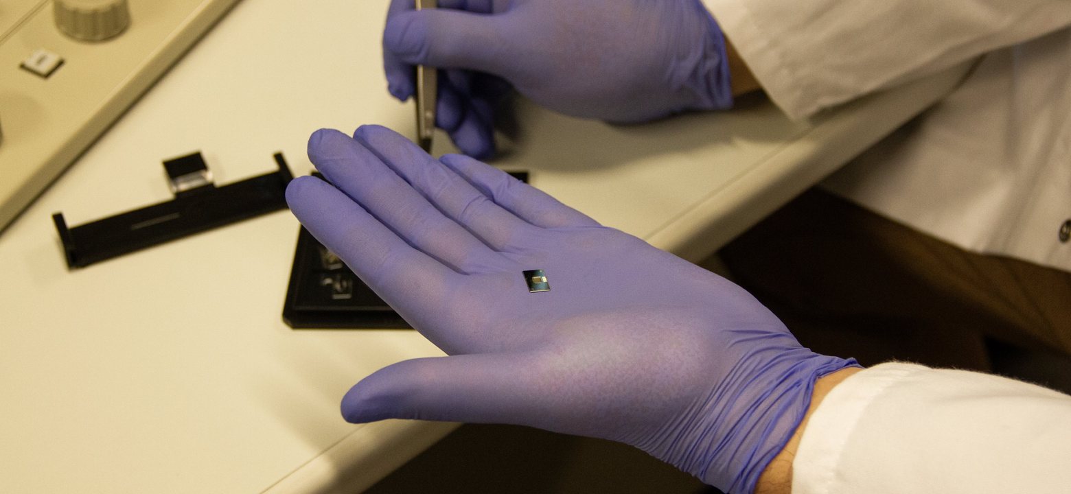 Micro chip NanoPhysics Saxion