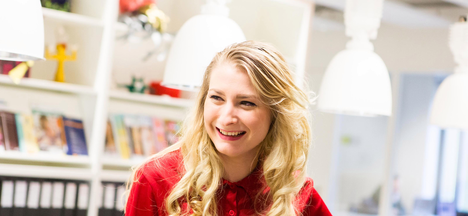 Student blij met opleiding