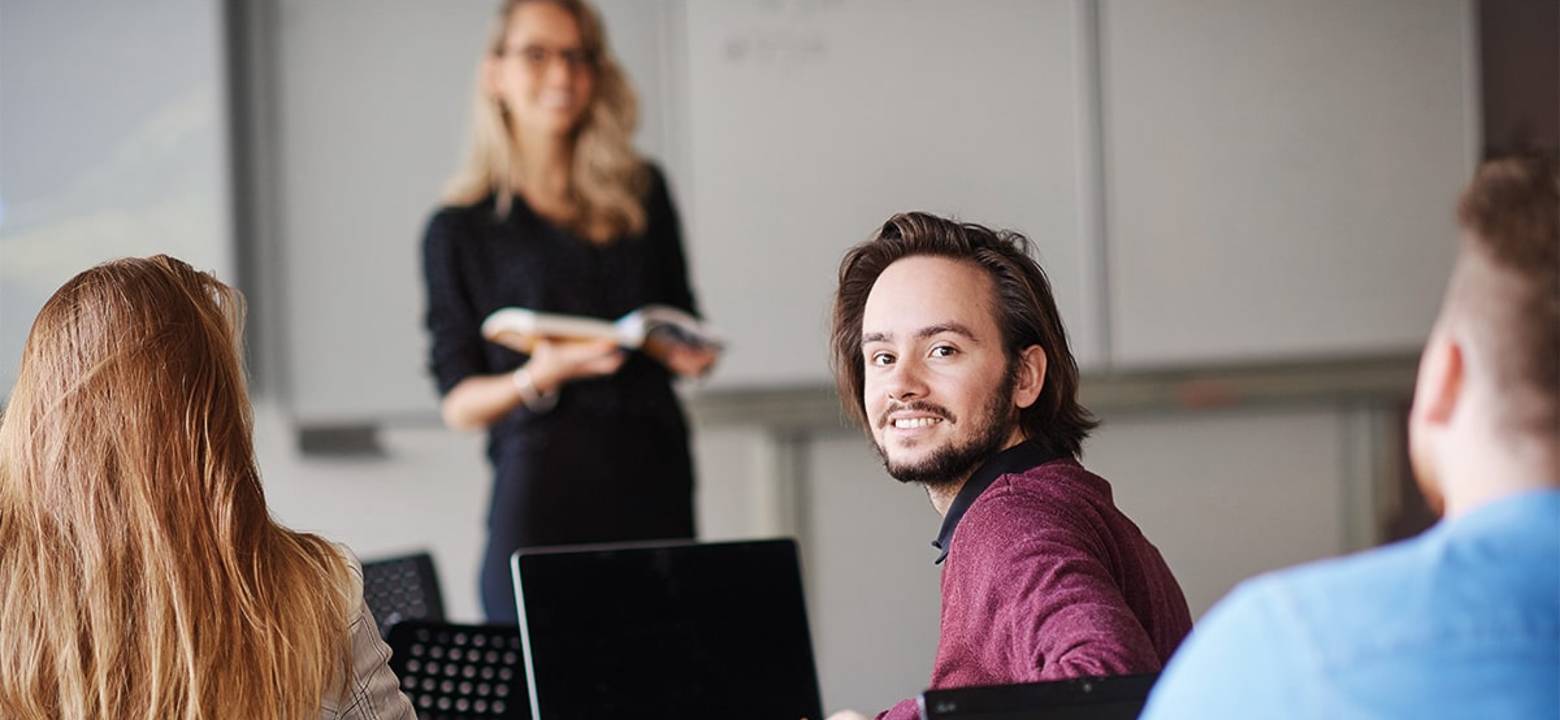 Studenten in de klas