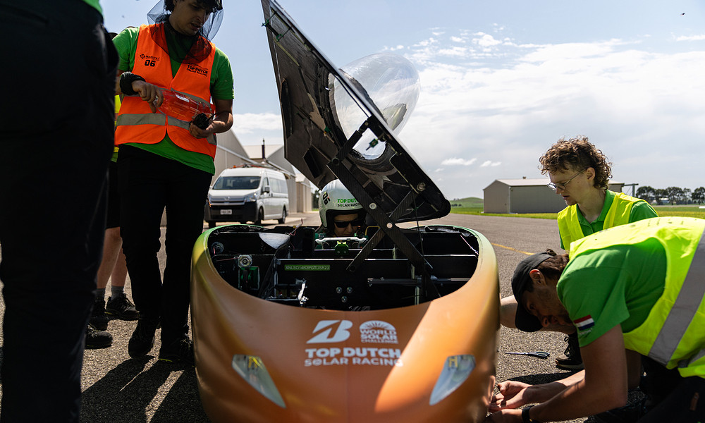 Top Dutch Solar Racing zet zich schrap | Hanze