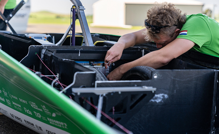 Top Dutch Solar Racing zet zich schrap | Hanze