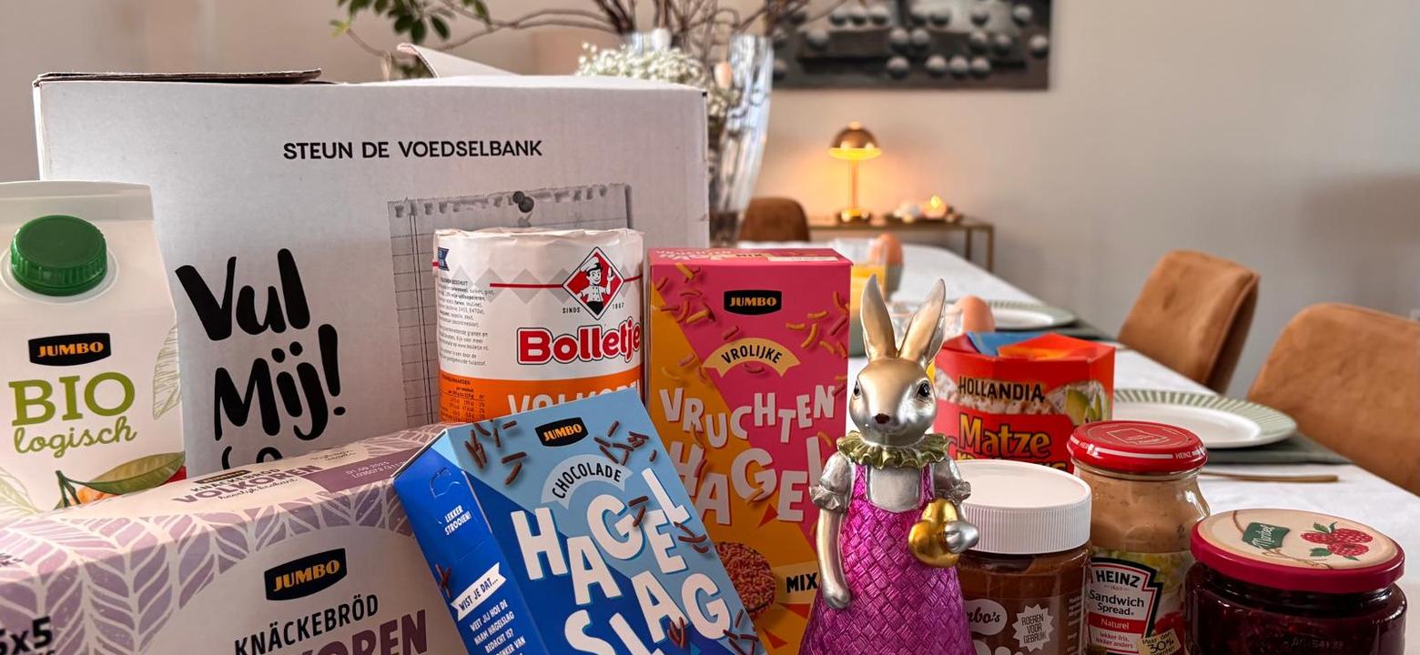 Voedselbankactie Afscheid Anka Mulder - ontbijtproducten