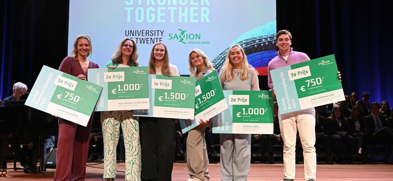Winnaars Saxion Talent Awards 2025