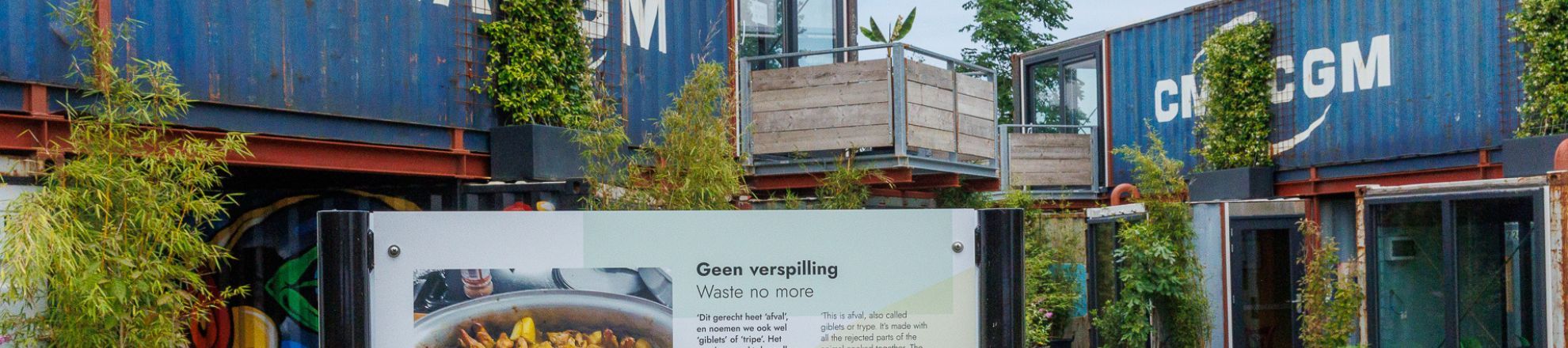 Containers en bord geen verspilling | Food Systems Innovations